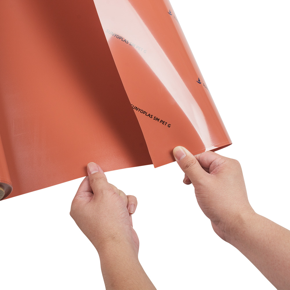 橙色覆膜PET膚感膜柔軟舒適家具裝飾膜 PET膚感膜供應(yīng)商(圖3)